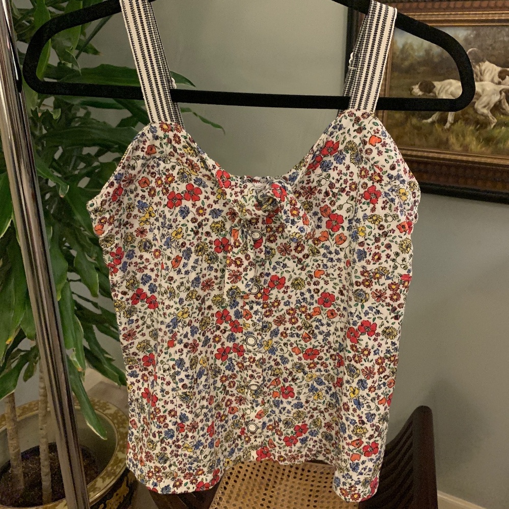 Anthropologie Floral Top